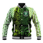 Nigeria National Football Custom Baseball Jacket Super Eagles-Shoulders Sleeves Armor - African Pride