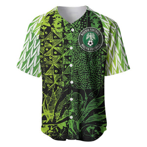 Nigeria National Football Custom Baseball Jersey Super Eagles-Shoulders Sleeves Armor - African Pride