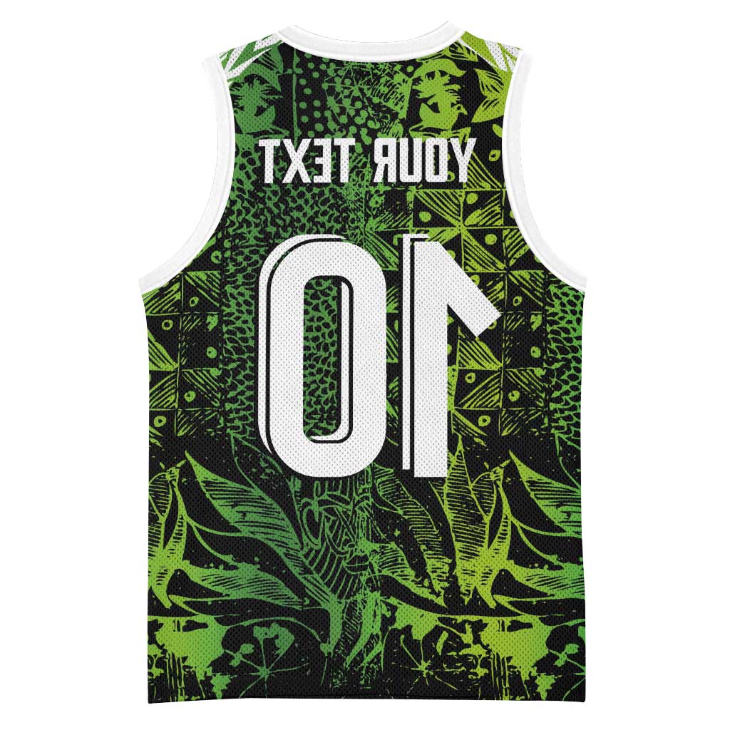 Nigeria National Football Custom Basketball Jersey Super Eagles-Shoulders Sleeves Armor - African Pride