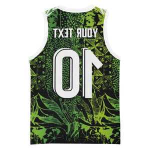 Nigeria National Football Custom Basketball Jersey Super Eagles-Shoulders Sleeves Armor - African Pride