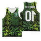 Nigeria National Football Custom Basketball Jersey Super Eagles-Shoulders Sleeves Armor - African Pride