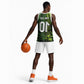 Nigeria National Football Custom Basketball Jersey Super Eagles-Shoulders Sleeves Armor - African Pride