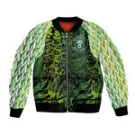 Nigeria National Football Custom Bomber Jacket Super Eagles-Shoulders Sleeves Armor - African Pride