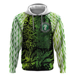 Nigeria National Football Custom Hoodie Super Eagles-Shoulders Sleeves Armor - African Pride