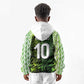 Nigeria National Football Custom Kid Hoodie Super Eagles-Shoulders Sleeves Armor - African Pride