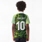 Nigeria National Football Custom Kid Polo Shirt Super Eagles-Shoulders Sleeves Armor - African Pride