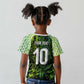 Nigeria National Football Custom Kid T shirt Super Eagles-Shoulders Sleeves Armor - African Pride