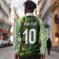 Nigeria National Football Custom Long Sleeve Button Shirt Super Eagles-Shoulders Sleeves Armor - African Pride