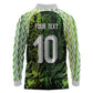 Nigeria National Football Custom Long Sleeve Polo Shirt Super Eagles-Shoulders Sleeves Armor - African Pride