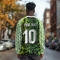 Nigeria National Football Custom Long Sleeve Shirt Super Eagles-Shoulders Sleeves Armor - African Pride