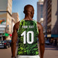 Nigeria National Football Custom Men Tank Top Super Eagles-Shoulders Sleeves Armor - African Pride