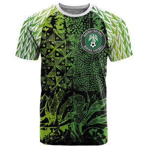Nigeria National Football Custom T shirt Super Eagles-Shoulders Sleeves Armor - African Pride