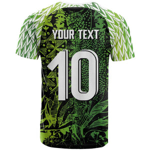 Nigeria National Football Custom T shirt Super Eagles-Shoulders Sleeves Armor - African Pride