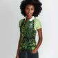 Nigeria National Football Custom Women Polo Shirt Super Eagles-Shoulders Sleeves Armor - African Pride