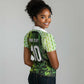 Nigeria National Football Custom Women Polo Shirt Super Eagles-Shoulders Sleeves Armor - African Pride