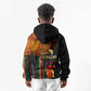 Happy Kwanzaa African Kid Hoodie - Tribal Pattern