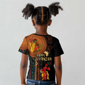 Happy Kwanzaa African Kid T shirt - Tribal Pattern