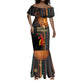 Happy Kwanzaa African Mermaid Dress - Tribal Pattern