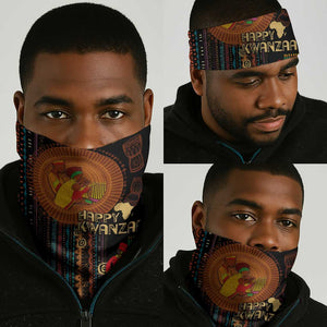 Happy Kwanzaa African Neck Gaiter - Tribal Pattern LT03