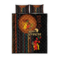 Happy Kwanzaa African Quilt Bed Set - Tribal Pattern