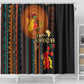 Happy Kwanzaa African Shower Curtain - Tribal Pattern