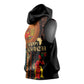 Happy Kwanzaa African Sleeveless Hoodie - Tribal Pattern - African Pride