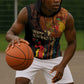 Happy Kwanzaa African Sleeveless Hoodie - Tribal Pattern - African Pride