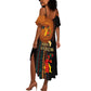 Happy Kwanzaa African Summer Maxi Dress - Tribal Pattern