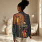 Happy Kwanzaa African Women Casual Shirt - Tribal Pattern LT03