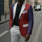 Custom Haiti National Football Blazer Red Blue The Half Sporty Design - African Pride