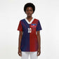 Custom Haiti National Football Scrub Top Red Blue The Half Sporty Design - African Pride