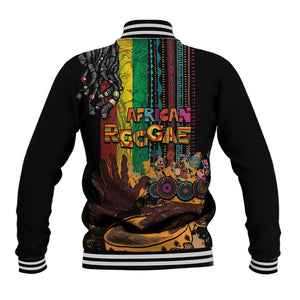 Afro-Caribbean Baseball Jacket African and Reggae Art Music - African Pride