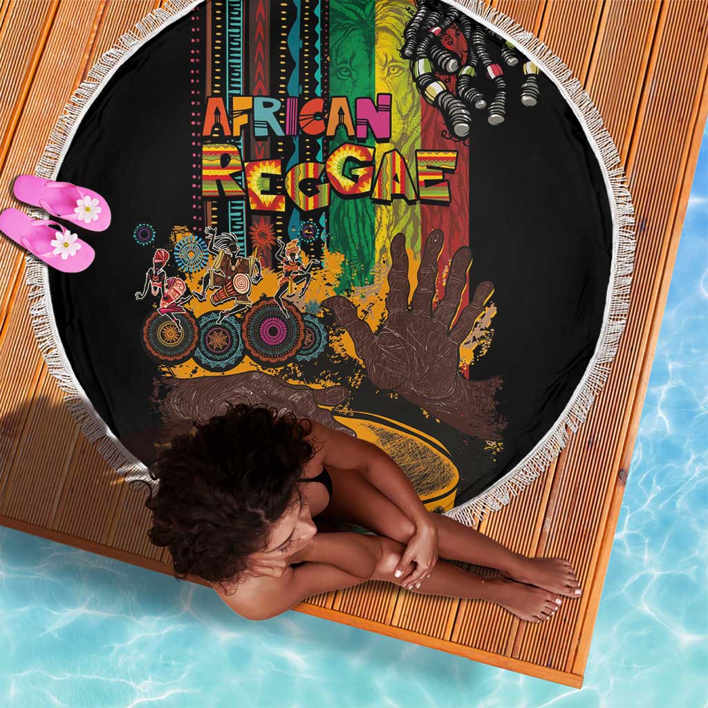 Afro-Caribbean Beach Blanket African and Reggae Art Music - African Pride