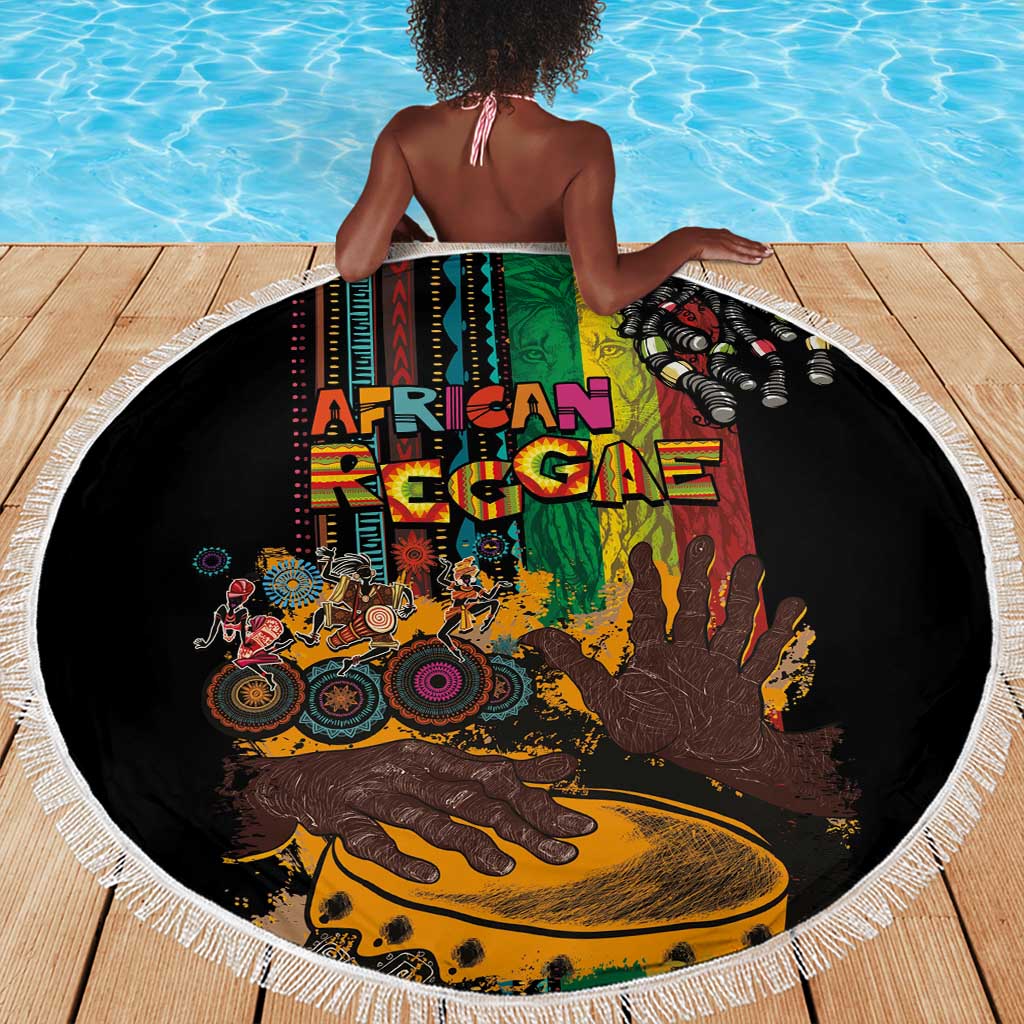 Afro-Caribbean Beach Blanket African and Reggae Art Music - African Pride