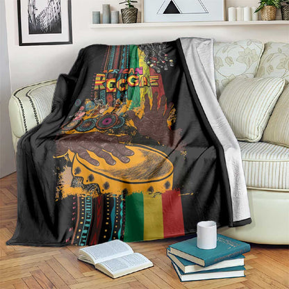 Afro-Caribbean Blanket African and Reggae Art Music - African Pride