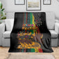 Afro-Caribbean Blanket African and Reggae Art Music - African Pride