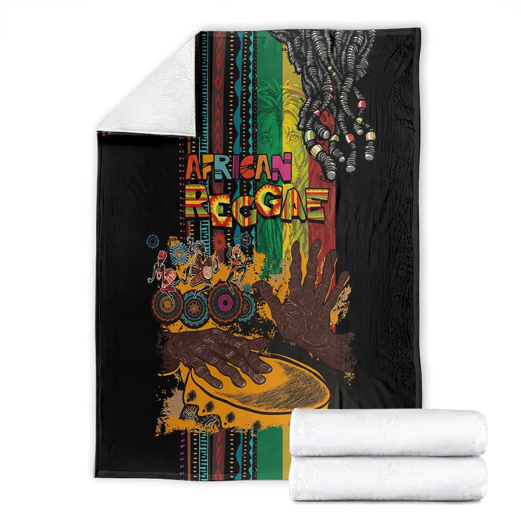 Afro-Caribbean Blanket African and Reggae Art Music - African Pride