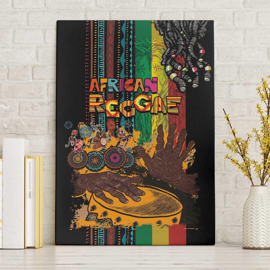 Afro-Caribbean Canvas Wall Art African and Reggae Art Music - African Pride