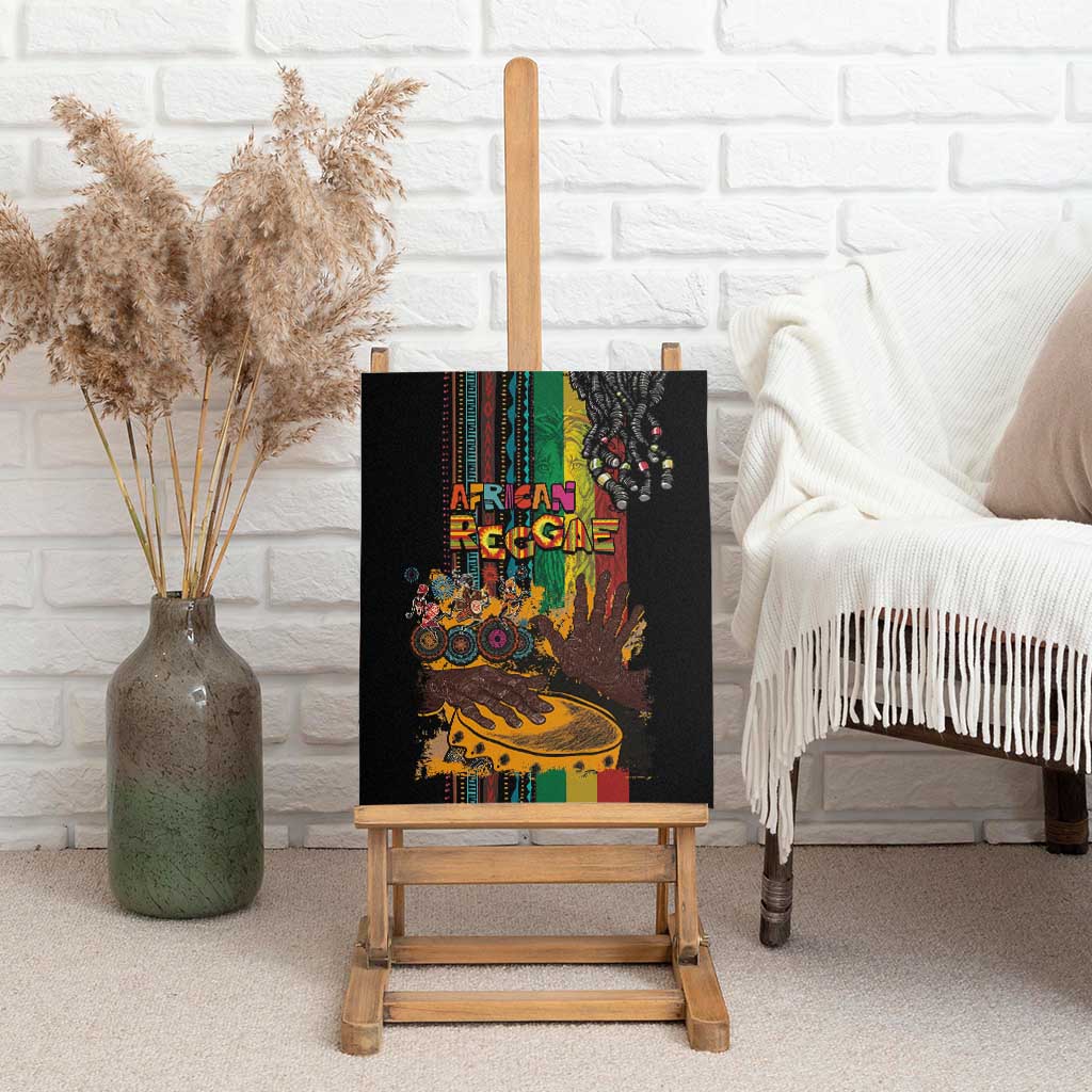Afro-Caribbean Canvas Wall Art African and Reggae Art Music - African Pride