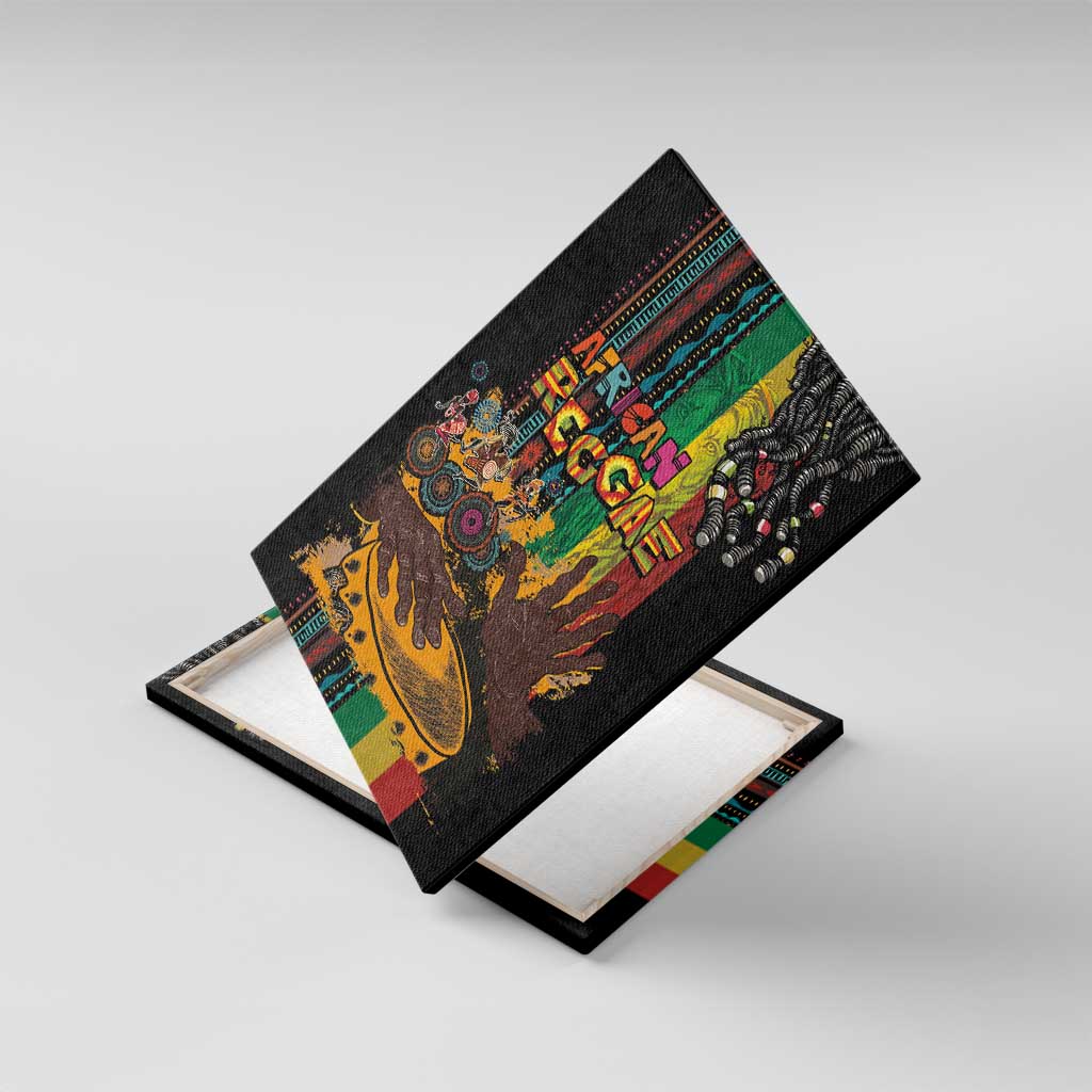 Afro-Caribbean Canvas Wall Art African and Reggae Art Music - African Pride