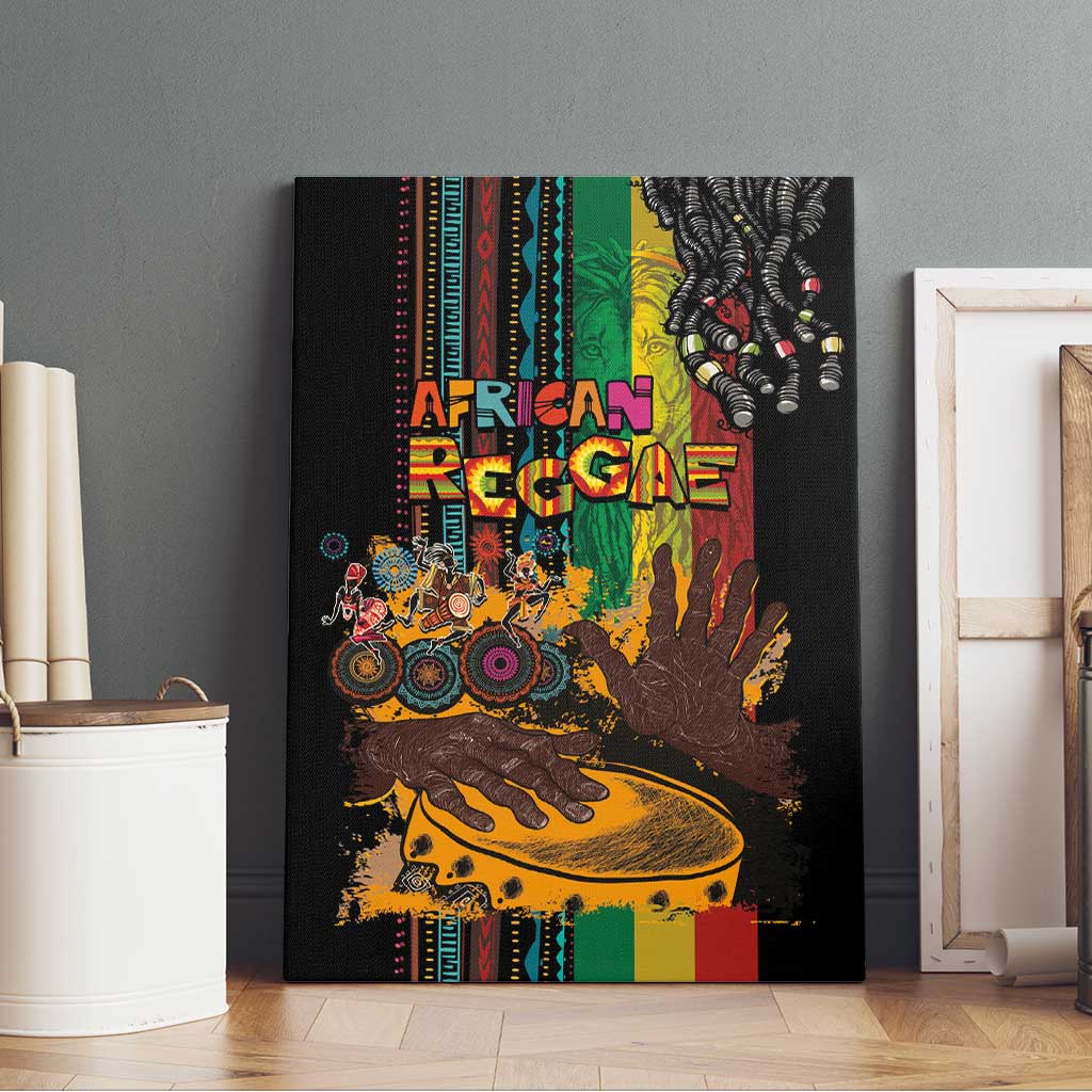 Afro-Caribbean Canvas Wall Art African and Reggae Art Music - African Pride