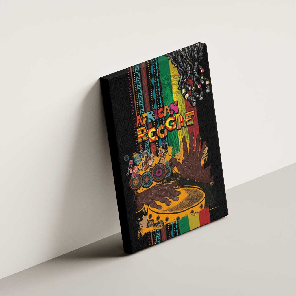 Afro-Caribbean Canvas Wall Art African and Reggae Art Music - African Pride