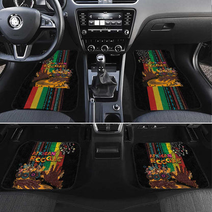 Afro-Caribbean Car Mats African and Reggae Art Music - African Pride