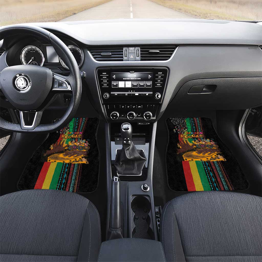 Afro-Caribbean Car Mats African and Reggae Art Music - African Pride