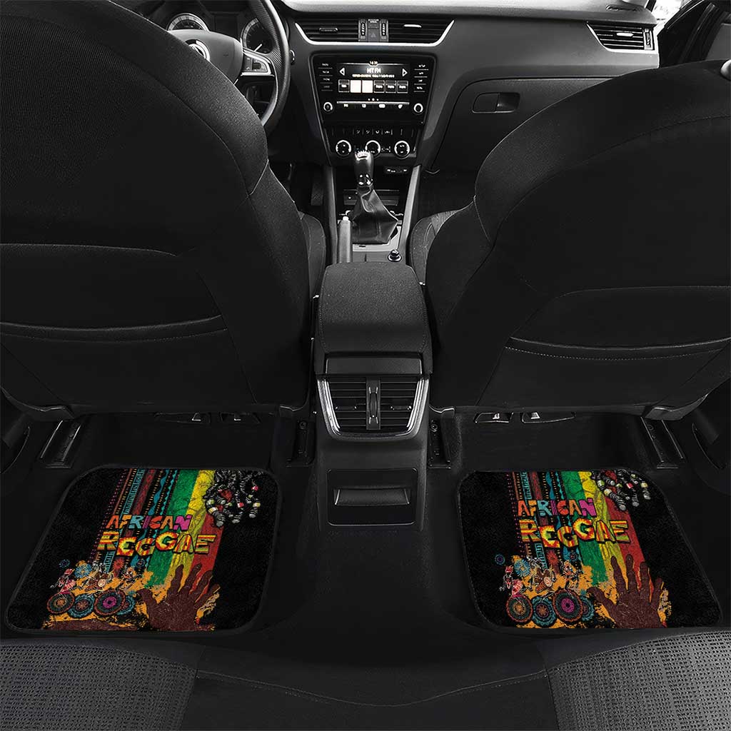 Afro-Caribbean Car Mats African and Reggae Art Music - African Pride