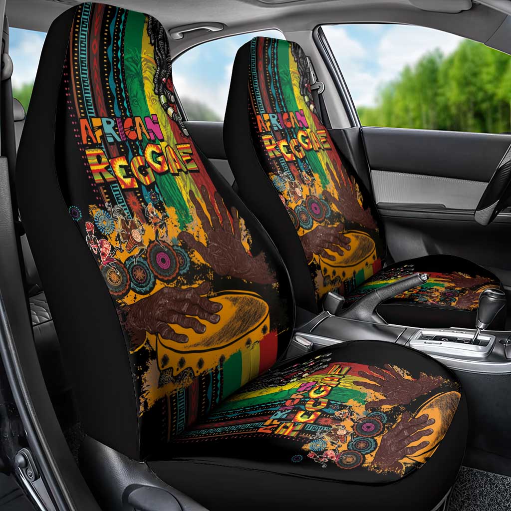 Afro-Caribbean Car Seat Cover African and Reggae Art Music - African Pride