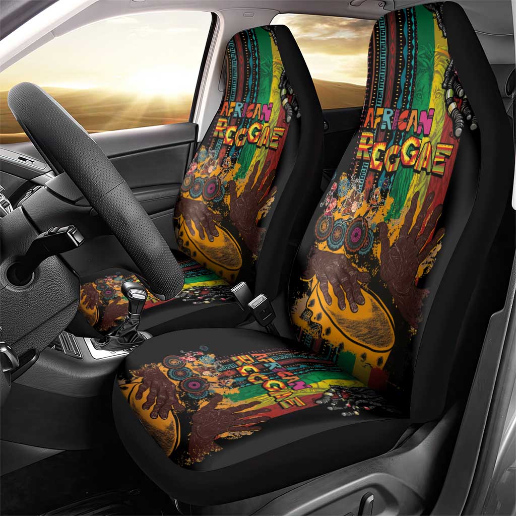 Afro-Caribbean Car Seat Cover African and Reggae Art Music - African Pride