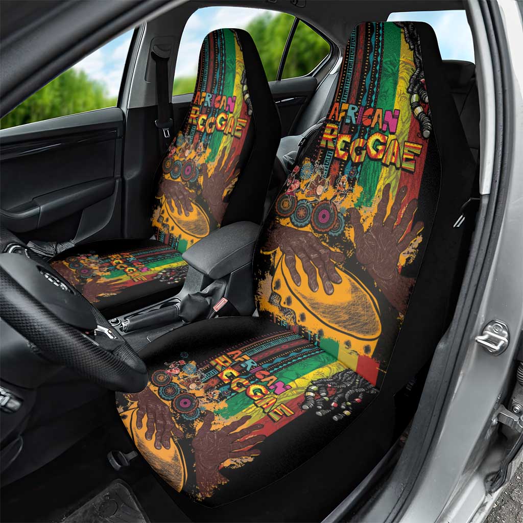 Afro-Caribbean Car Seat Cover African and Reggae Art Music - African Pride