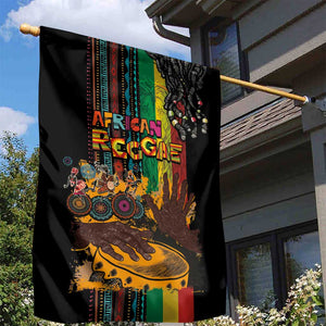Afro-Caribbean Garden Flag African and Reggae Art Music - African Pride