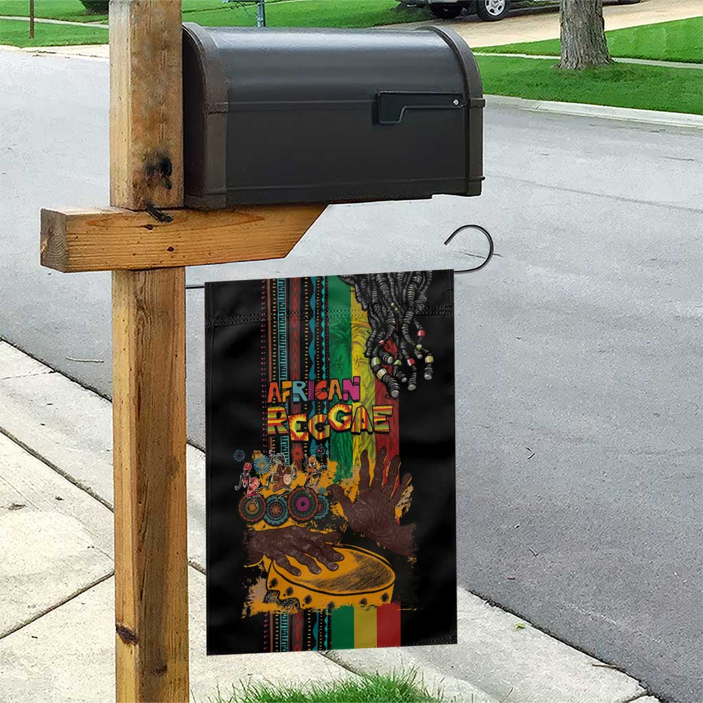 Afro-Caribbean Garden Flag African and Reggae Art Music - African Pride